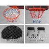 everfit 38 basketball hoop backboard door wall mounted ring net sports kids"