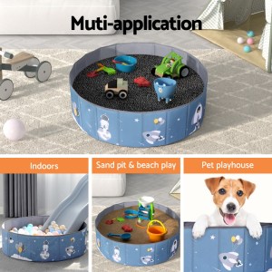 keezi kids ball pool pit toddler play foldable child playhouse storage bag blue keezi kids ball pool pit toddler play foldable child playhouse storage bag blue