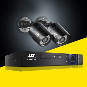 ul tech cctv security system 4ch dvr 2 cameras 1080p ul tech cctv security system 4ch dvr 2 cameras 1080p