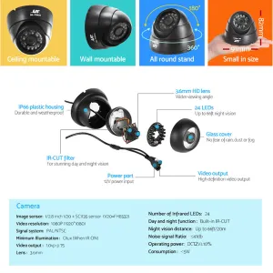 ul tech cctv security system 4ch dvr 4 cameras 1080p ul tech cctv security system 4ch dvr 4 cameras 1080p