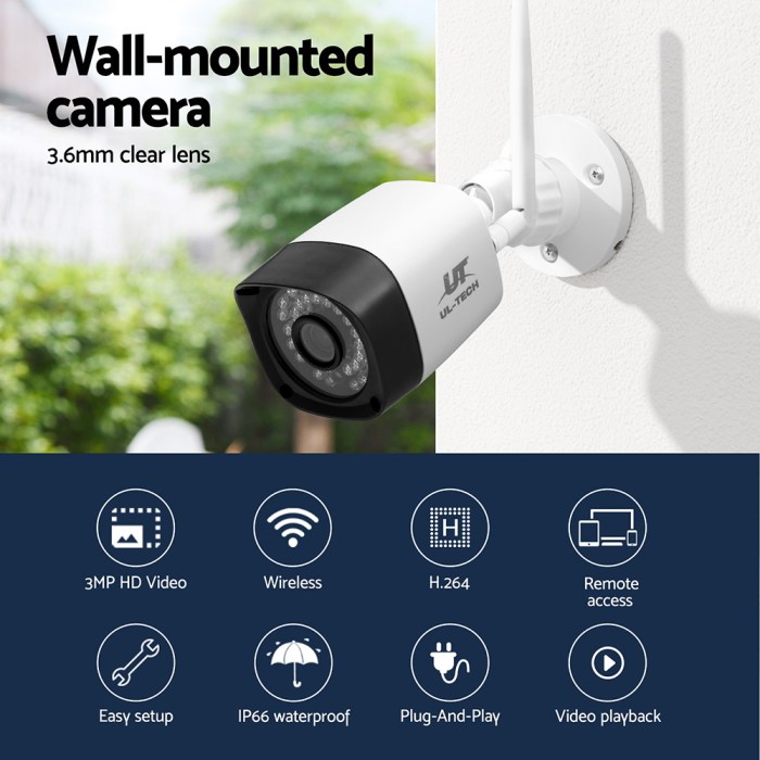 U R Cctv UL-Tech 3MP Wireless CCTV - Secure Your Home Today