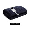 giselle bedding heated electric throw rug fleece sunggle blanket washable charcoal giselle bedding heated electric throw rug fleece sunggle blanket washable charcoal