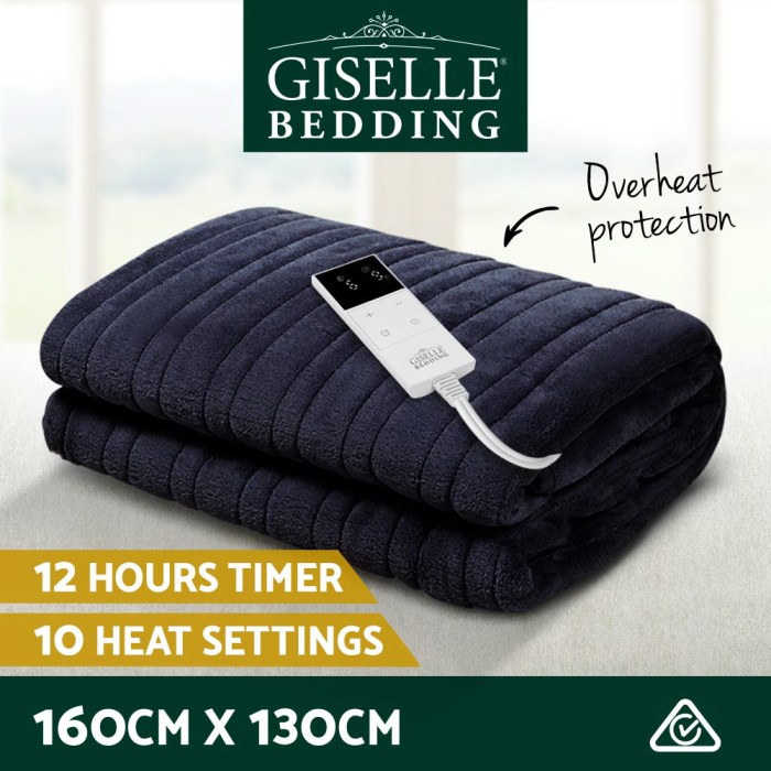 giselle bedding heated electric throw rug fleece sunggle blanket washable charcoal giselle bedding heated electric throw rug fleece sunggle blanket washable charcoal