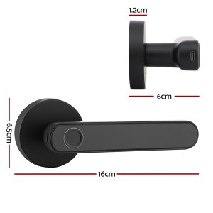 ul tech fingerprint door lock smart electronic handle