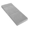 giselle bedding foldable mattress folding foam bed mat light grey
