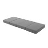 giselle bedding foldable mattress folding foam single grey giselle bedding foldable mattress folding foam single grey