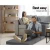 giselle bedding foldable mattress folding foam single grey giselle bedding foldable mattress folding foam single grey