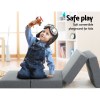giselle bedding foldable mattress folding foam single grey giselle bedding foldable mattress folding foam single grey