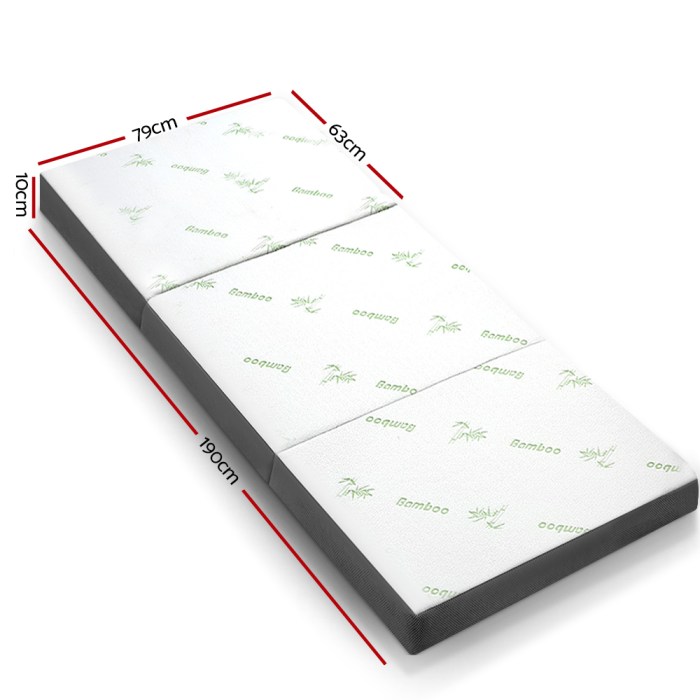 giselle bedding foldable mattress folding foam single bamboo giselle bedding foldable mattress folding foam single bamboo