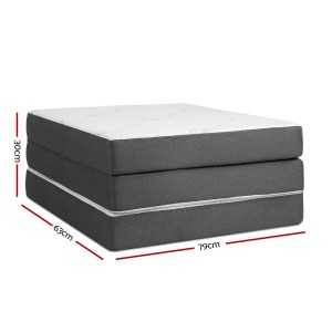 giselle bedding foldable mattress folding foam single bamboo