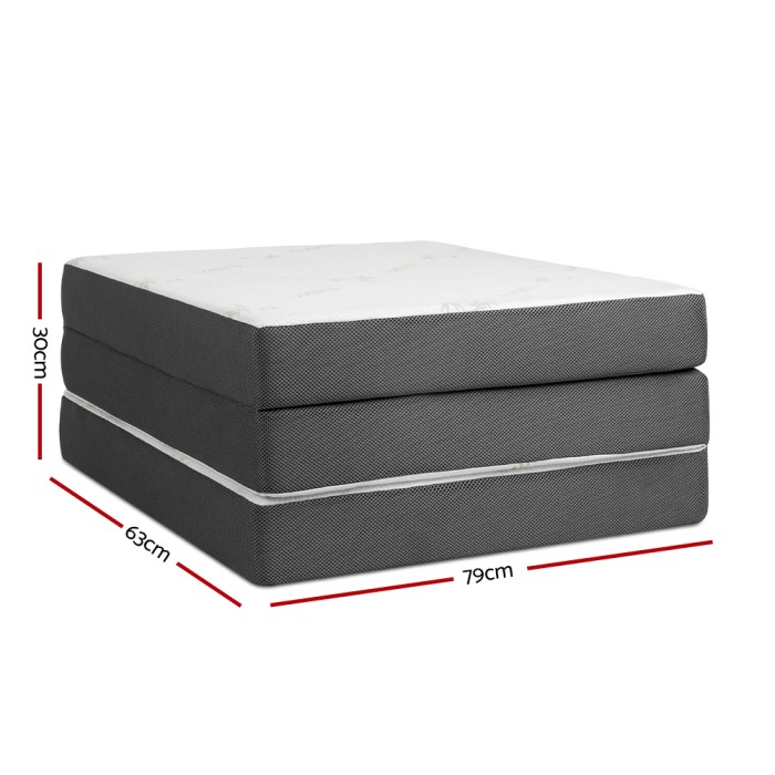 giselle bedding foldable mattress folding foam single bamboo giselle bedding foldable mattress folding foam single bamboo