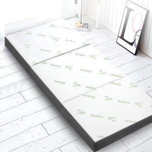 giselle bedding foldable mattress folding foam single bamboo