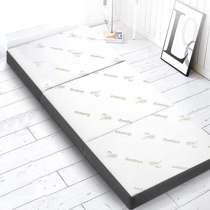 giselle bedding foldable mattress folding foam single bamboo giselle bedding foldable mattress folding foam single bamboo