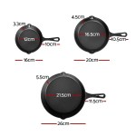 5 star chef non stick frying pan cast iron 3pcs 5 star chef non stick frying pan cast iron 3pcs