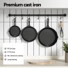 5 star chef non stick frying pan cast iron 3pcs 5 star chef non stick frying pan cast iron 3pcs