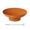 Grillz Fire Pit Iron Bowl 80cm Outdoor Patio Fireplace Grillz Fire Pit Iron Bowl 80cm Outdoor Patio Fireplace
