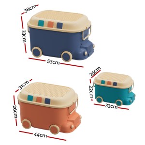 keezi 3pcs toy storage box cute car toy container kids toys organiser snack boxes keezi 3pcs toy storage box cute car toy container kids toys organiser snack boxes
