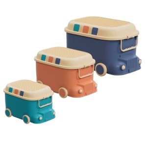 keezi 3pcs toy storage box cute car toy container kids toys organiser snack boxes keezi 3pcs toy storage box cute car toy container kids toys organiser snack boxes