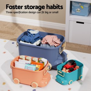 keezi 3pcs toy storage box cute car toy container kids toys organiser snack boxes keezi 3pcs toy storage box cute car toy container kids toys organiser snack boxes