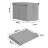 keezi large toy box chest storage with flip top lid foldable organizer bins grey keezi large toy box chest storage with flip top lid foldable organizer bins grey