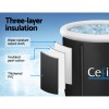weisshorn portable ice bath tub 75x75cm inflatable folding bathtub spa massage weisshorn portable ice bath tub 75x75cm inflatable folding bathtub spa massage