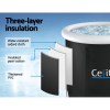 weisshorn portable ice bath tub 80x80cm inflatable folding bathtub spa massage weisshorn portable ice bath tub 80x80cm inflatable folding bathtub spa massage