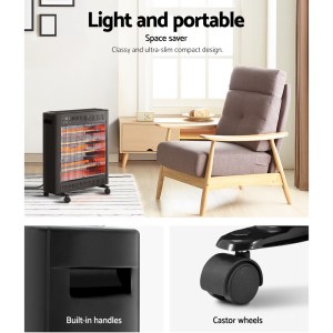 devanti 2200w infrared heater radiant heaters