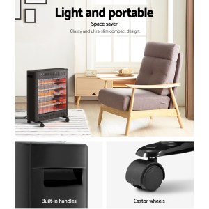 devanti 2200w infrared heater radiant heaters