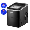 devanti portable ice cube maker machine 2l home bar benchtop easy quick black
