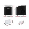 devanti portable ice maker machine ice cube tray 12kg bar countertop black devanti portable ice maker machine ice cube tray 12kg bar countertop black