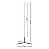 artiss rgb led floor lamp remote control corner light stand gaming room 150cm