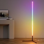 artiss rgb led floor lamp remote control corner light stand gaming room 150cm artiss rgb led floor lamp remote control corner light stand gaming room 150cm