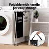 artiss laundry basket hamper large foldable washing clothes storage 2 sections