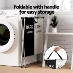 artiss laundry basket hamper large foldable washing clothes storage 2 sections artiss laundry basket hamper large foldable washing clothes storage 2 sections