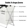 artiss laundry basket hamper large foldable washing clothes storage 2 sections