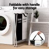artiss laundry basket hamper large foldable washing clothes storage 3 sections