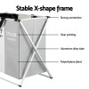 artiss laundry basket hamper large foldable washing clothes storage 3 sections