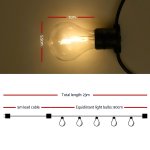 23m led festoon string lights outdoor christmas decorations wedding garden party 23m led festoon string lights outdoor christmas decorations wedding garden party