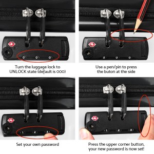 wanderlite 3set 20 24 28 inch luggage with tsa lock spinner case white wanderlite 3set 20 24 28 inch luggage with tsa lock spinner case white