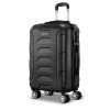 wanderlite 20 inch luggage with zipper lock travel suitcase carry on hard shell luggage case black wanderlite 20 inch luggage with zipper lock travel suitcase carry on hard shell luggage case black
