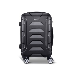 wanderlite 20 inch luggage with zipper lock travel suitcase carry on hard shell luggage case black wanderlite 20 inch luggage with zipper lock travel suitcase carry on hard shell luggage case black