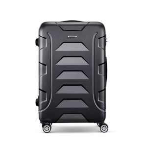 wanderlite 28 inch luggage with tsa lock spinner travel suitcase carry on hard shell luggage case black wanderlite 28 inch luggage with tsa lock spinner travel suitcase carry on hard shell luggage case black
