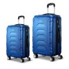 wanderlite 2set 20 28 inch luggage with tsa lock spinner carry on hard shell travel suitcase luggage case blue wanderlite 2set 20 28 inch luggage with tsa lock spinner carry on hard shell travel suitcase luggage case blue