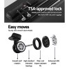 wanderlite 3set 20 24 28 inch luggage with tsa lock spinner case black