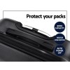 wanderlite 3set 20 24 28 inch luggage with tsa lock spinner case black