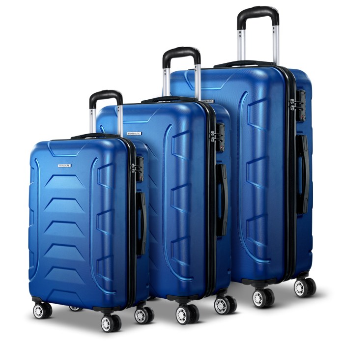wanderlite 3set 20 24 28 inch luggage with tsa lock spinner case blue wanderlite 3set 20 24 28 inch luggage with tsa lock spinner case blue