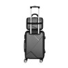 wanderlite 2set 20 inch luggage case with 12 inch handheld luggage box hard shell travel suitcase tsa lock black wanderlite 2set 20 inch luggage case with 12 inch handheld luggage box hard shell travel suitcase tsa lock black