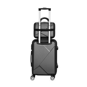 wanderlite 2set 20 inch luggage case with 12 inch handheld luggage box hard shell travel suitcase tsa lock black wanderlite 2set 20 inch luggage case with 12 inch handheld luggage box hard shell travel suitcase tsa lock black