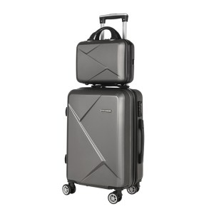 wanderlite 2set 20 inch luggage case with 12 inch handheld luggage box hard shell travel suitcase tsa lock dark grey wanderlite 2set 20 inch luggage case with 12 inch handheld luggage box hard shell travel suitcase tsa lock dark grey