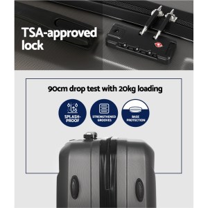 wanderlite 2set 20 inch luggage case with 12 inch handheld luggage box hard shell travel suitcase tsa lock dark grey wanderlite 2set 20 inch luggage case with 12 inch handheld luggage box hard shell travel suitcase tsa lock dark grey